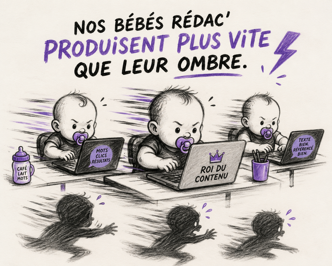 bébé rédacteurs web qui performent